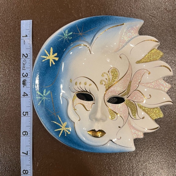 Italian Carnival Masks Vintage Venice Italy Carnevale Hand Painted - Picture 3 of 9